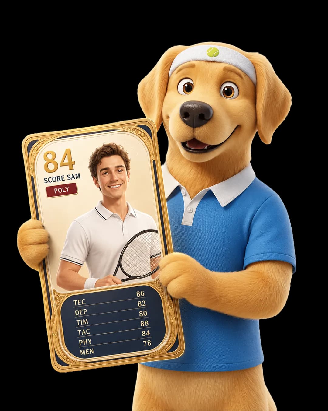 Sam analyse ta vidéo de tennis et génère ta carte de joueur